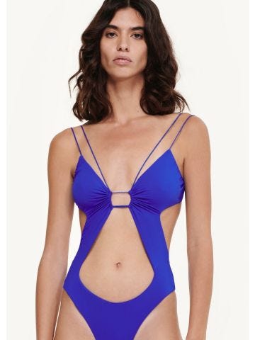 Kendall blue one-piece swimsuit
