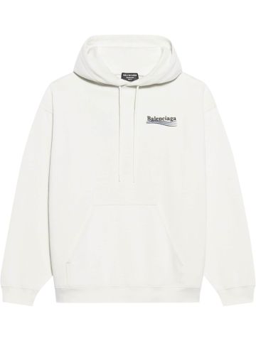 White hooded sweatshirt