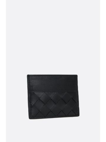 Black woven card case
