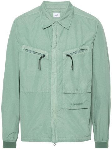 Green Flatt nylon jacket