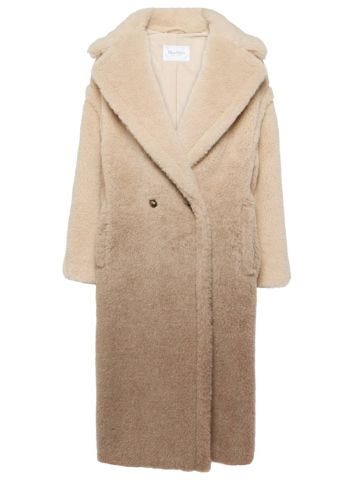 Gatto coat in wool and silk teddy