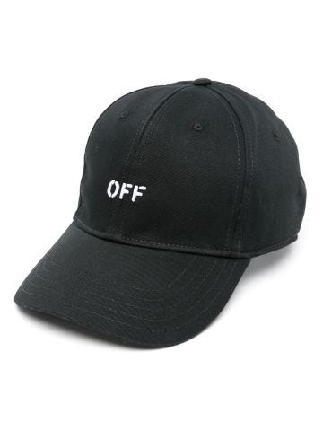 Logo-embroidered baseball cap