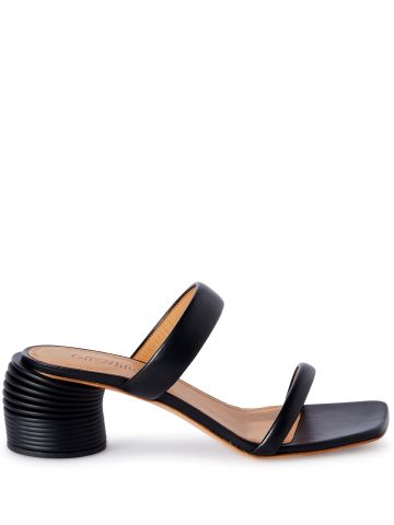 Spring leather sandals