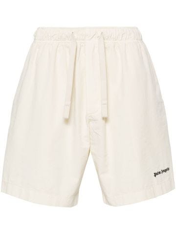 Bermuda shorts with embroidery