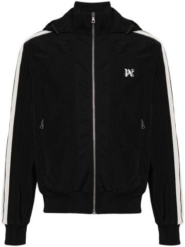 Monogram-embroidered track jacket