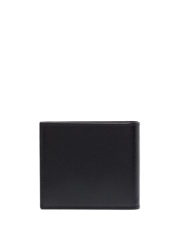 Tiny Monogram wallet in black leather