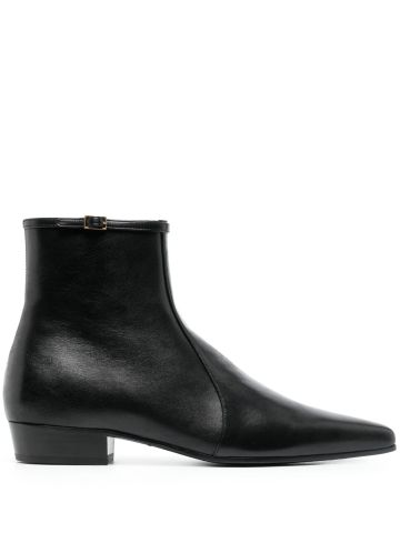 Black Romeo ankle boots