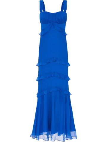 Chandra Dress In Lapis Blue
