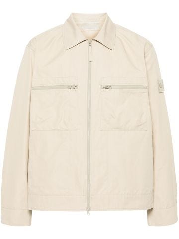 Ghost Compass applique jacket beige