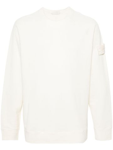 White sweatshirt with Compass application