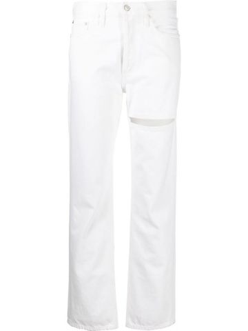 White high waisted slim fit Jeans