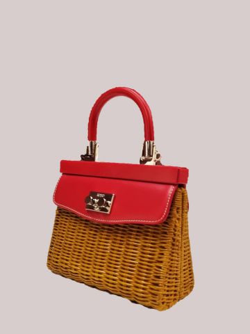 Red Paris Willow mini Handbag