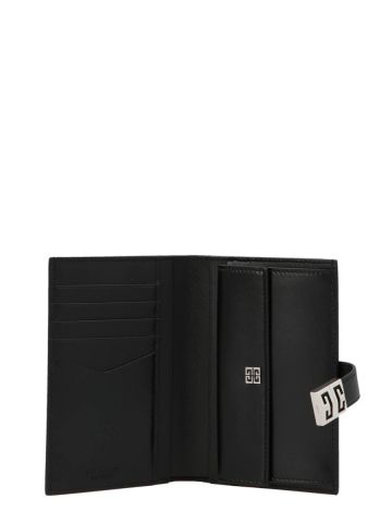 Black leather 4G medium Wallet