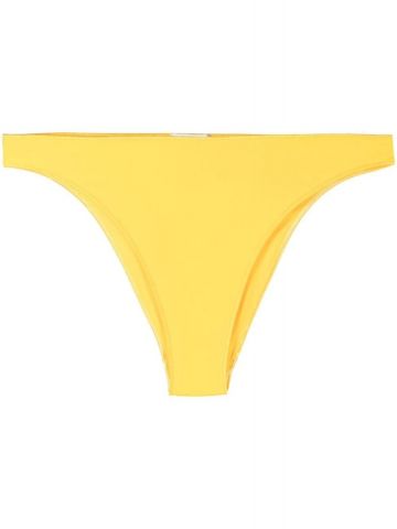 Yellow Bikini Bottoms with tone-on-tone stitching