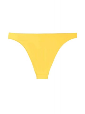 Yellow Bikini Bottoms with tone-on-tone stitching