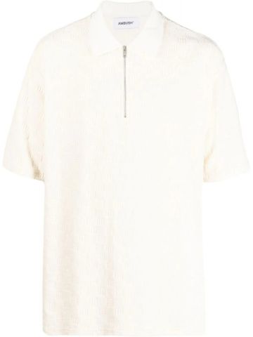Monogram print white Polo Shirt