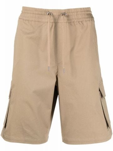 Beige cargo Bermuda Shorts
