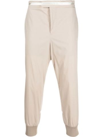 Beige cropped Trousers