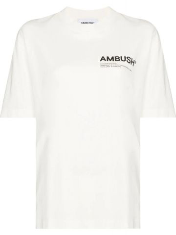 Logo print white Workshop T-shirt