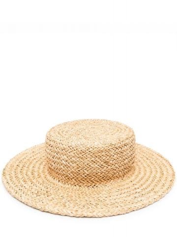 Beige wide brim sun Hat