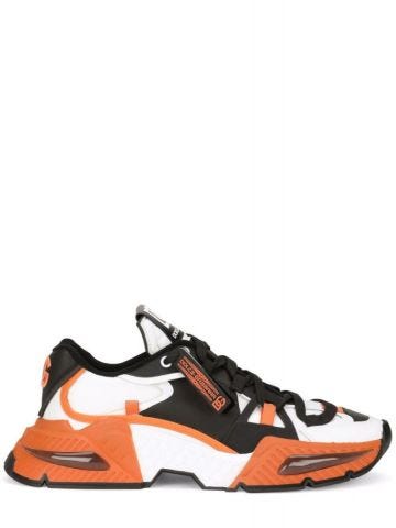 Sneakers Airmaster arancio con inserti