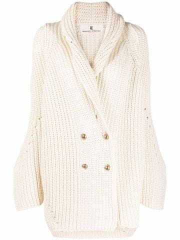 White double breasted Cardigan