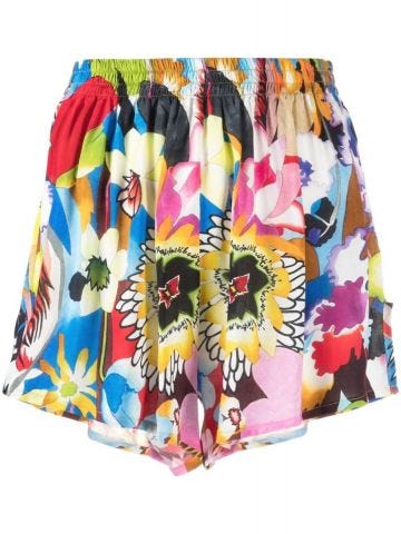 Multicolored floral print Shorts
