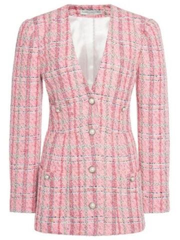 Pink bouclé tweed Jacket