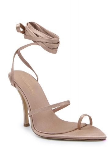 Nude strappy heeled Sandals