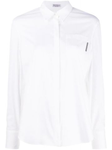 White embroidered Shirt