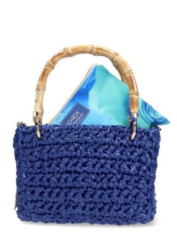 Blue Meteora mini tote Bag