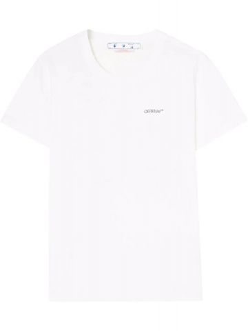 Floral-Arrows white T-shirt
