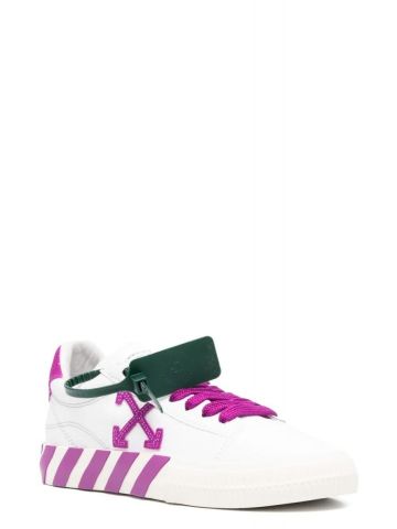 Purple Low Vulcanized Canvas Sneakers