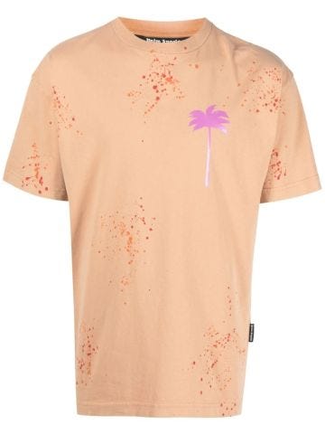 T-shirt arancione PXP vernice