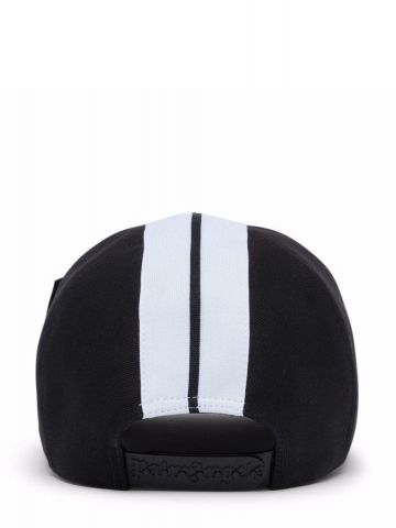 Striped black baseball Cap