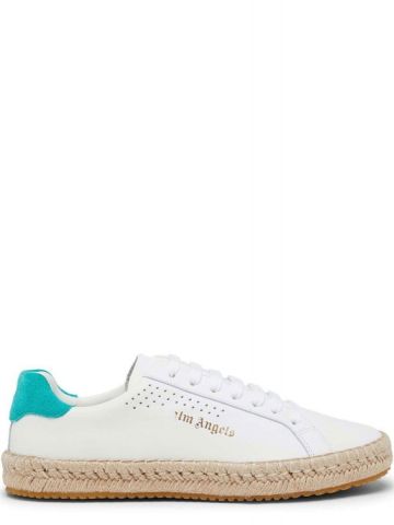 Turquoise Palm One Sneakers