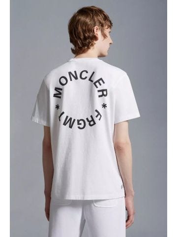 Moncler x FRGMT white logo T-shirt