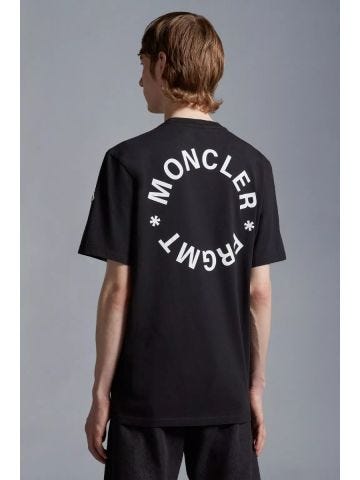 Moncler x FRGMT T-shirt logata nera