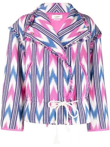 Multicolored graphic print Jacket