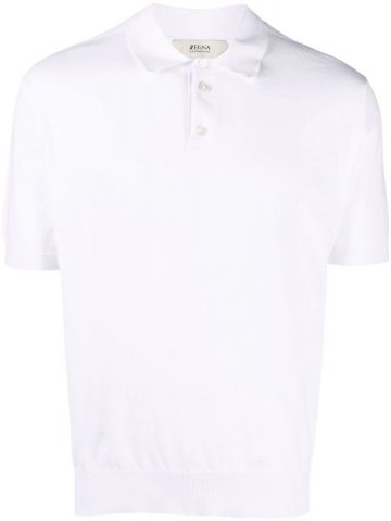 White short sleeved Polo Shirt