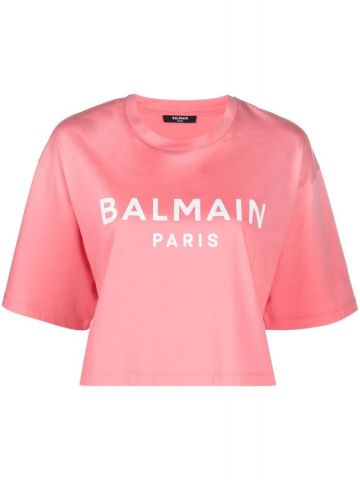 Pink printed T-shirt