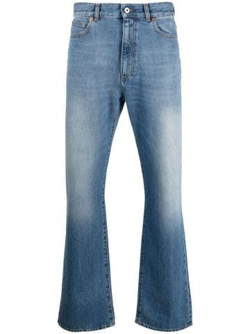 Valentino Blue high rise flared Jeans