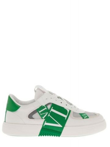 White and green VL7N Sneakers