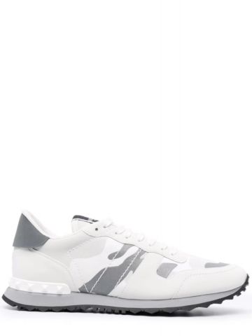White Camouflage Rockrunner Sneakers