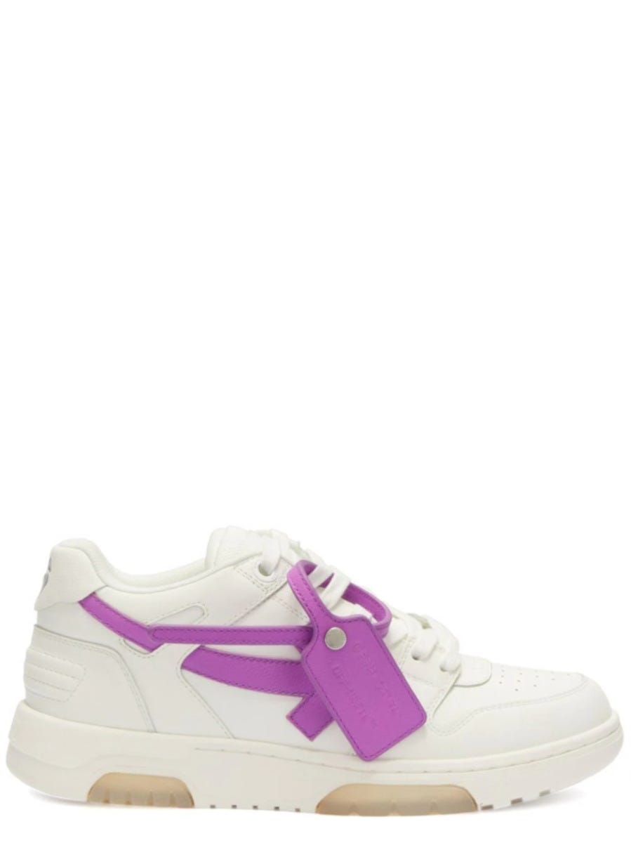 OFF-WHITE PURPLE OUT OF OFFICE SNEAKERS
