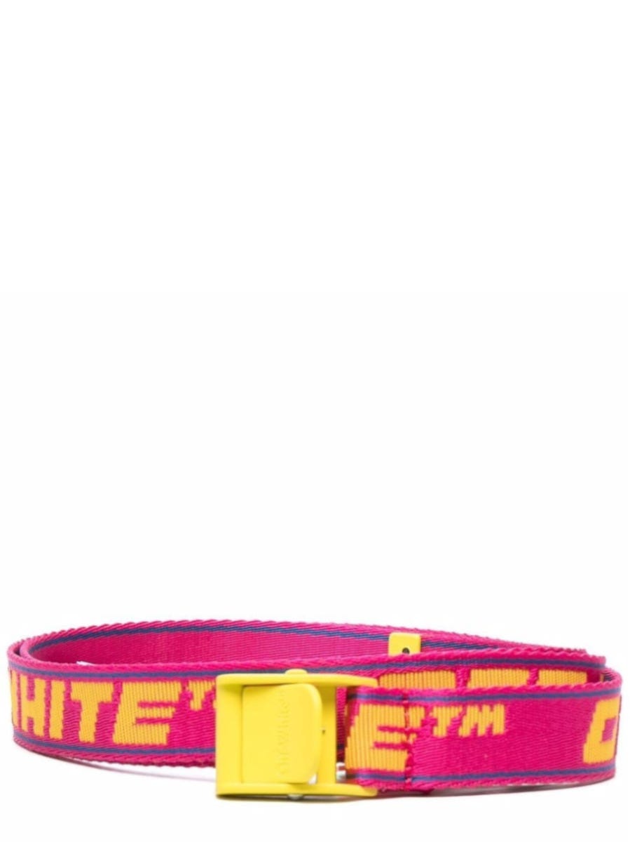 Off-white Industrial Jacquard Mini Belt In Pink | ModeSens