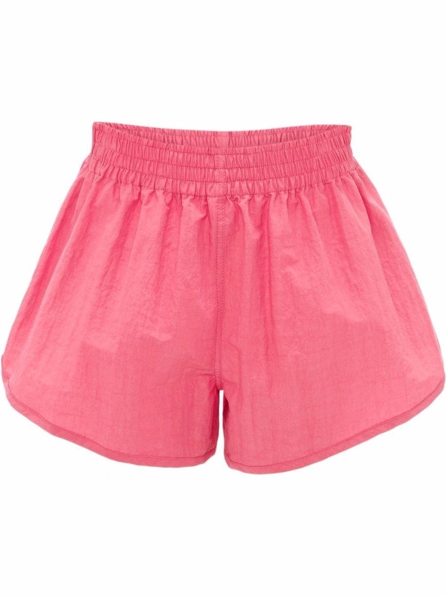 JW ANDERSON PINK OVERSIZED RUNNING SHORTS